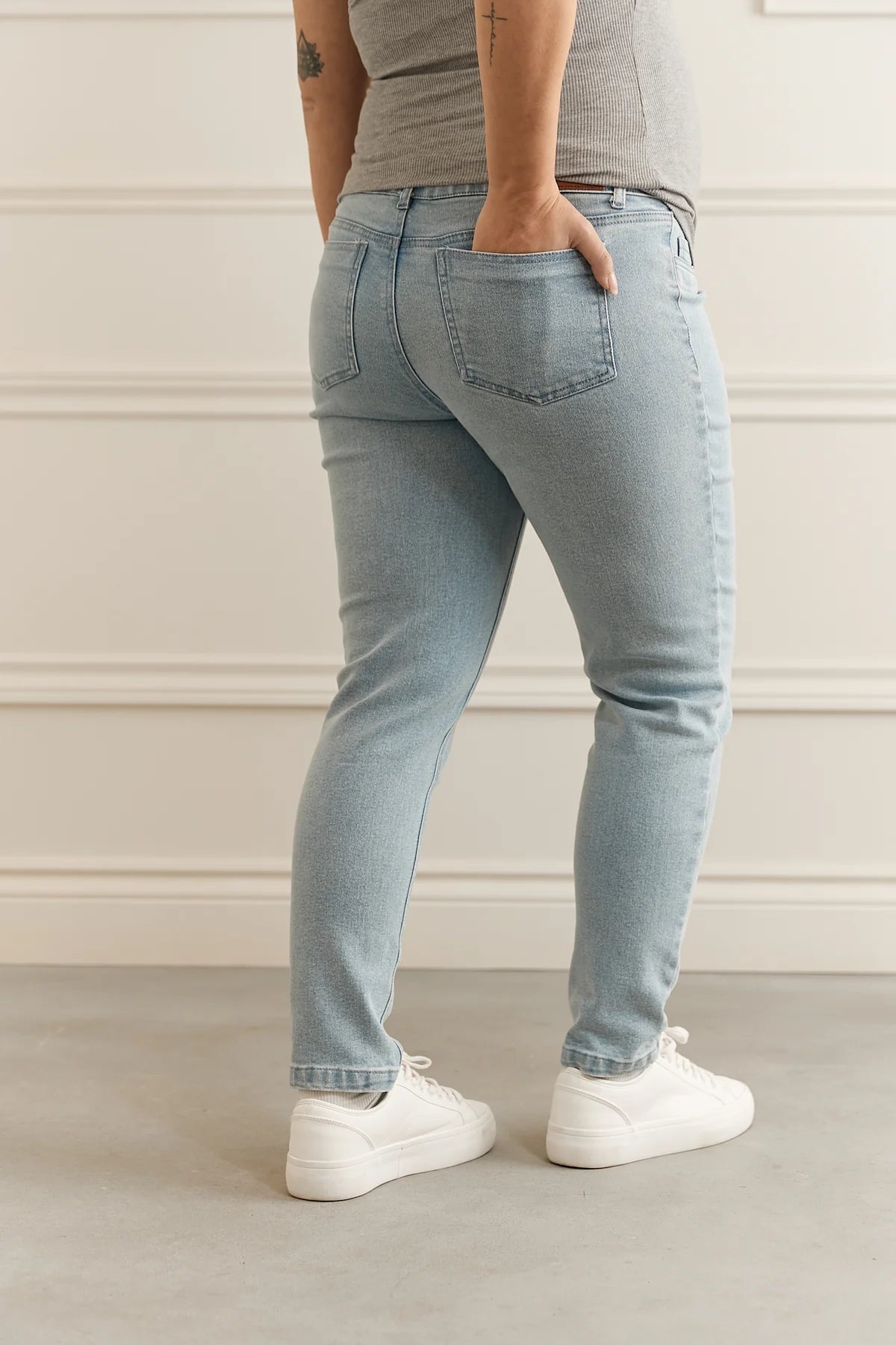 Jeans skinny maternité Womance - Denim pâle