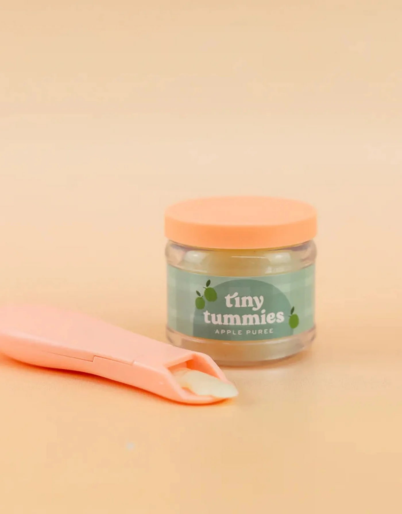 Ensemble de purée pour poupée Tiny Tummies Tiny Harlow - Pomme verte