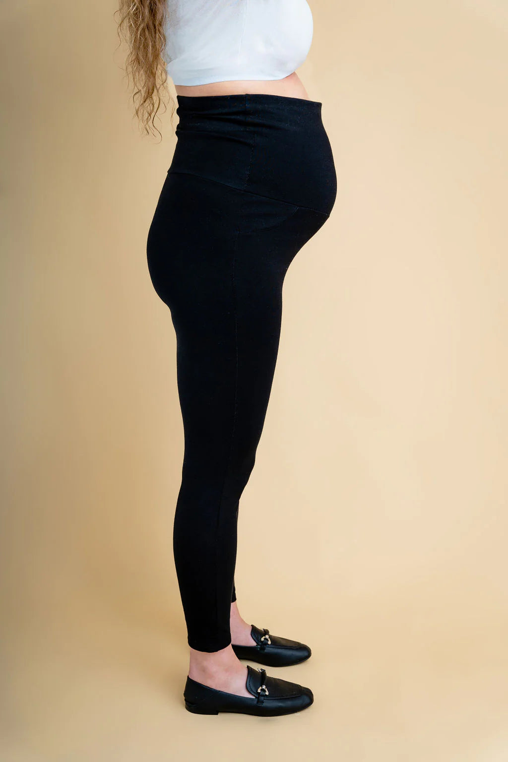 Pantalon de maternité Makamae Momz Maternité - Noir