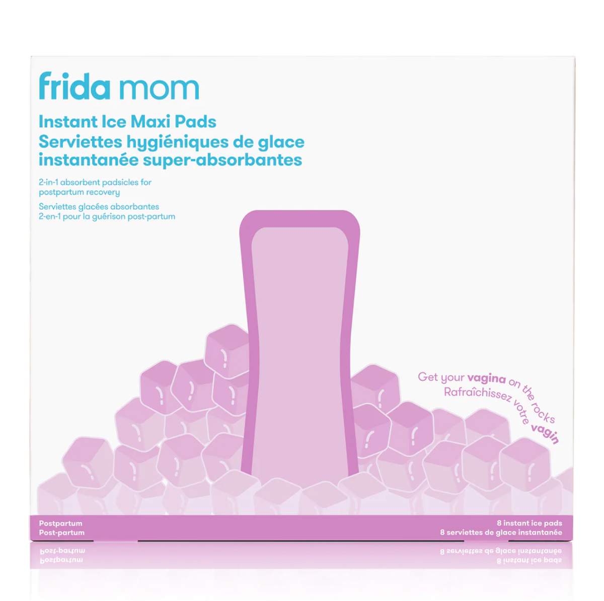 Serviettes hygiéniques de glace instantanée super-absorbantes Frida Mom
