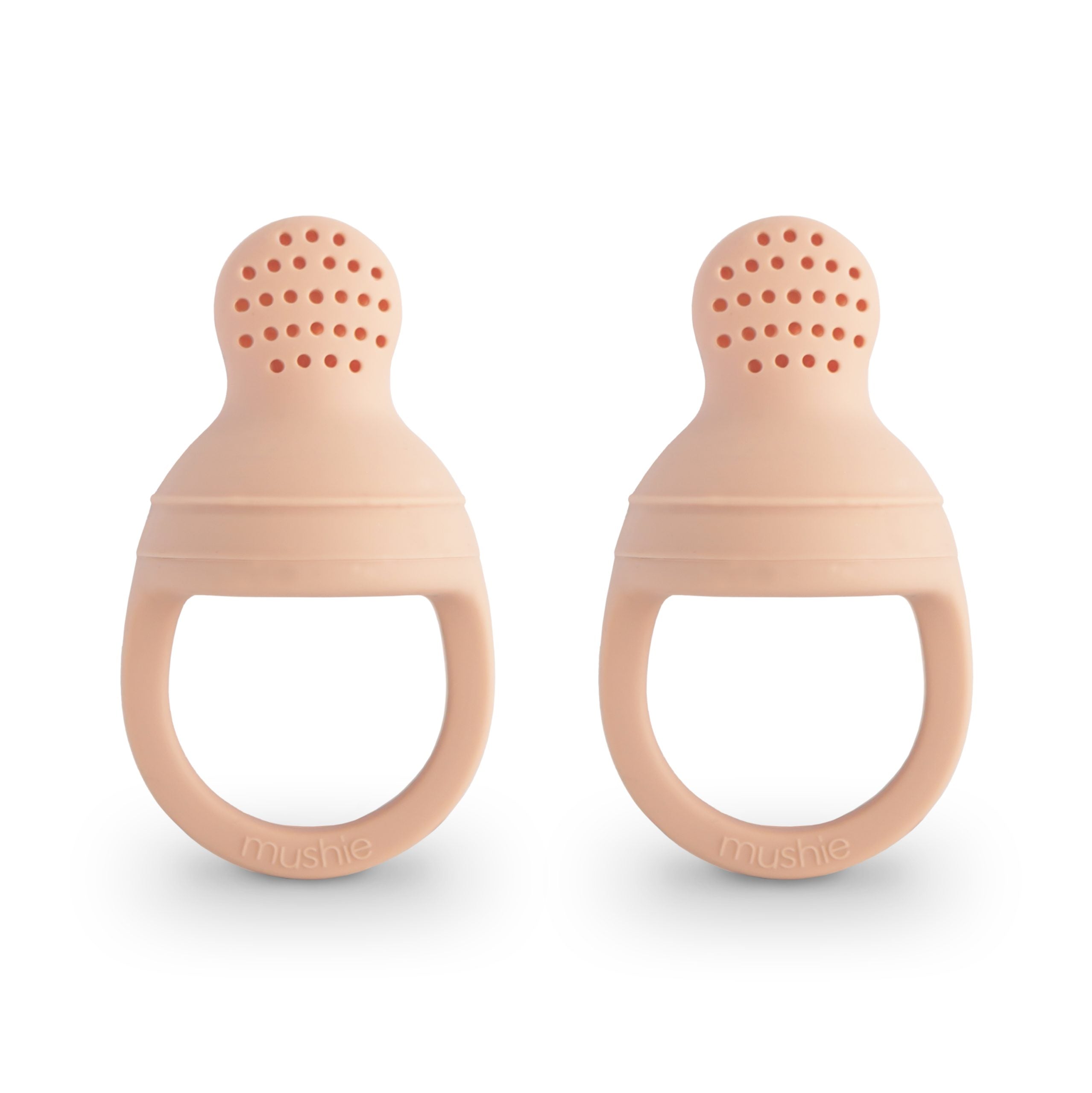 Tétine alimentaire en silicone Mushie - Rose