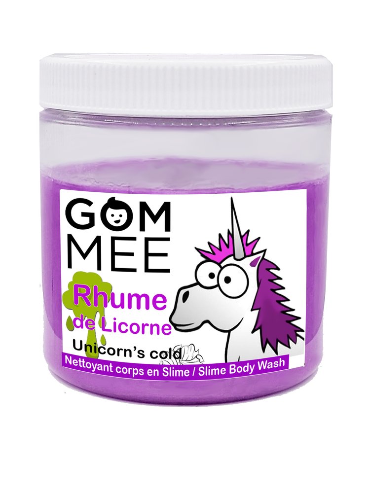 Nettoyant slime moussante 200g Gom-mee - Rhume de licorne