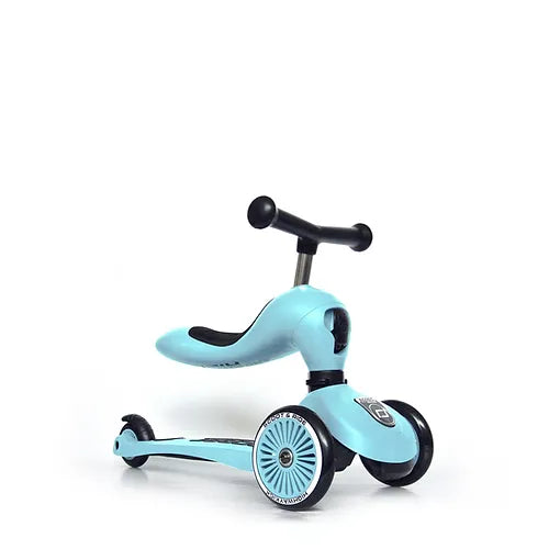 Trottinette 2 en 1 Highwaykick 1 Scoot and Ride - Blueberry