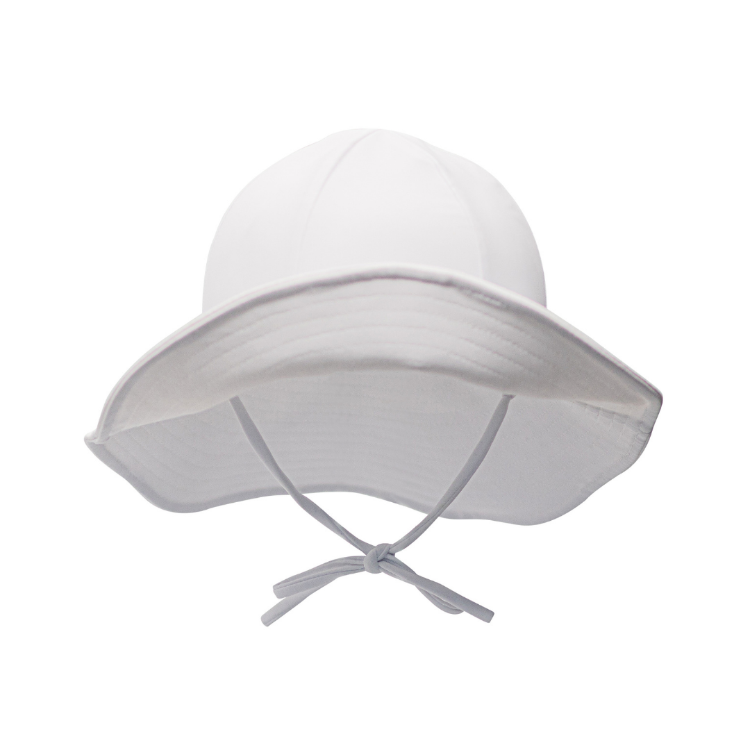 Chapeau floppy évolutif Mase & Hats (12M-4T) - Blanc