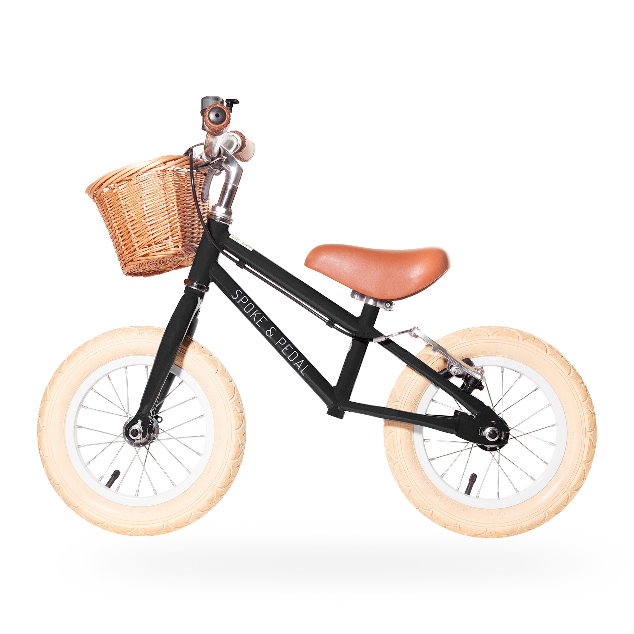 Bicycle d'équilibre 12" Boulevard Spoke & Pedal - Noir