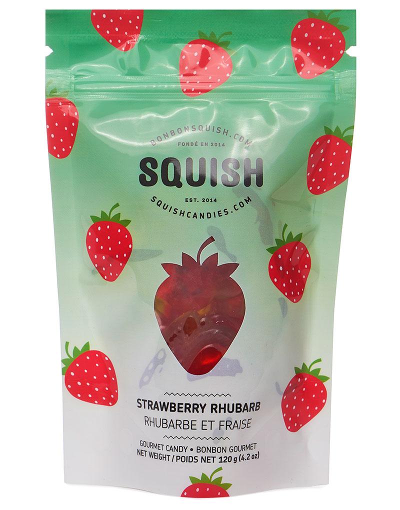 Bonbons Squish - Rhubarbe et fraise