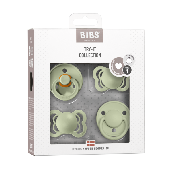 Collection Try-It suces Bibs (pqt 4) - Sauge