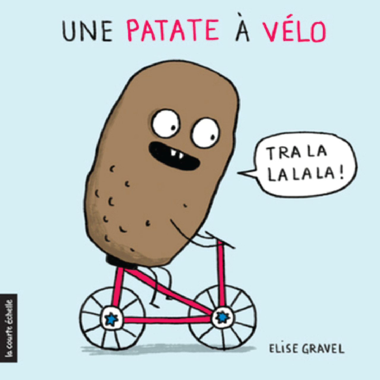 Une patate à vélo par Elise Gravel