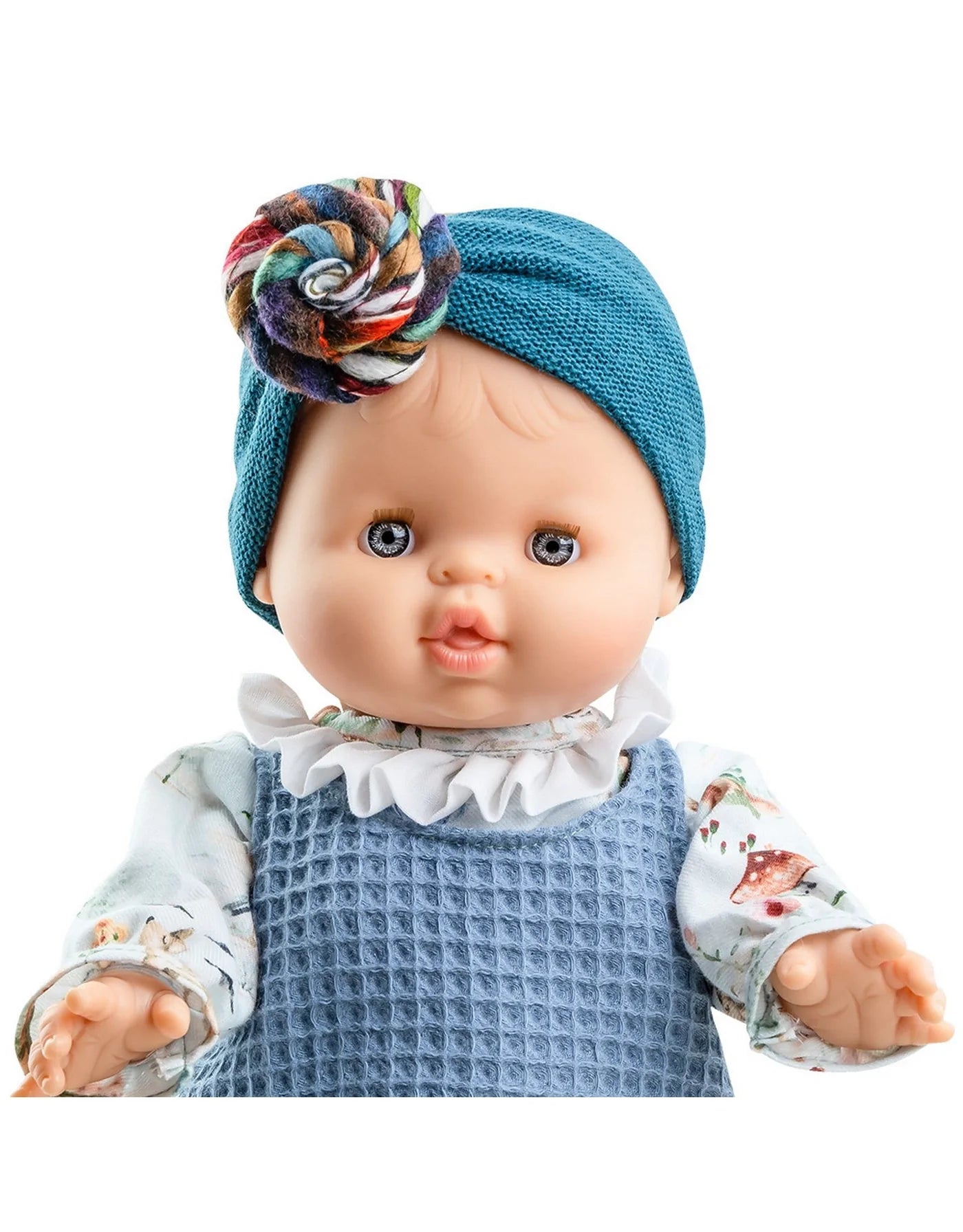 Romper bleu et bonnet turban pour poupée Gordis Paola Reina